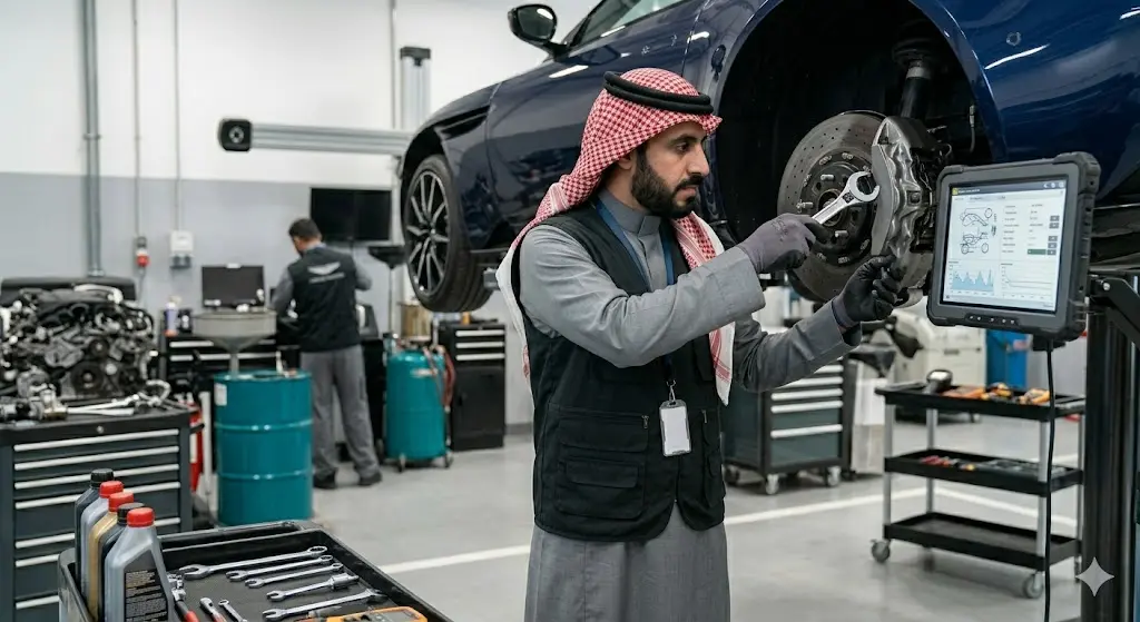 مهام مشرف صيانة السيارات