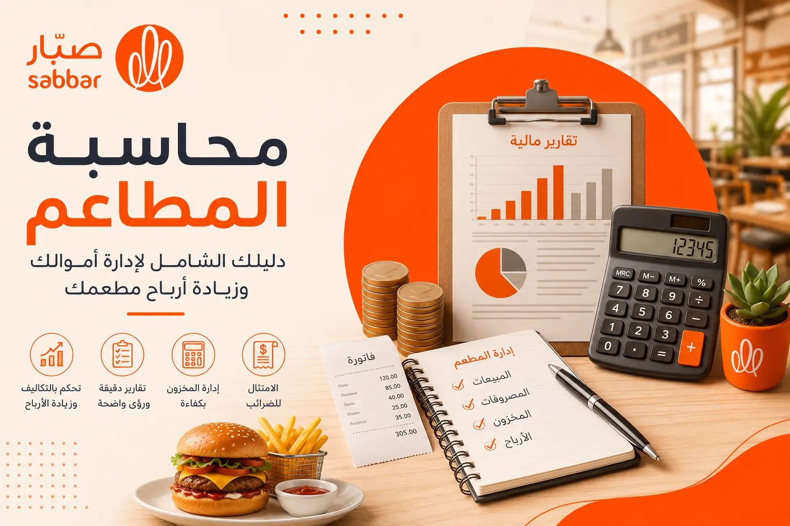 محاسبة المطاعم وتقاريرها - دليل شامل